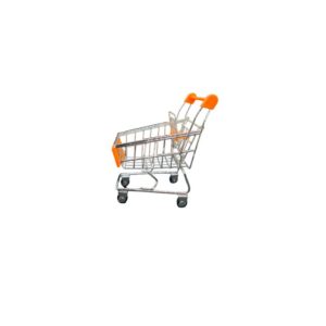 Mini Metal Supermarket Shopping Trolley