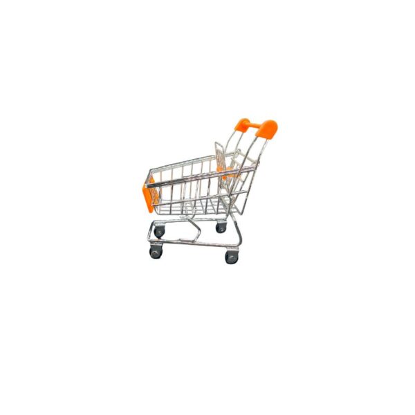 Mini Metal Supermarket Shopping Trolley