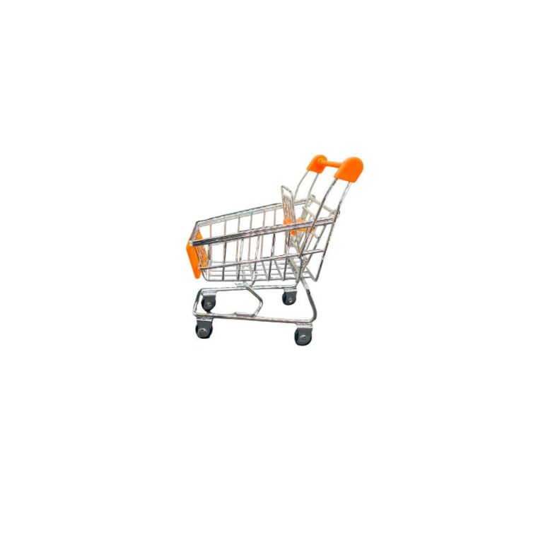 Mini Metal Supermarket Shopping Trolley